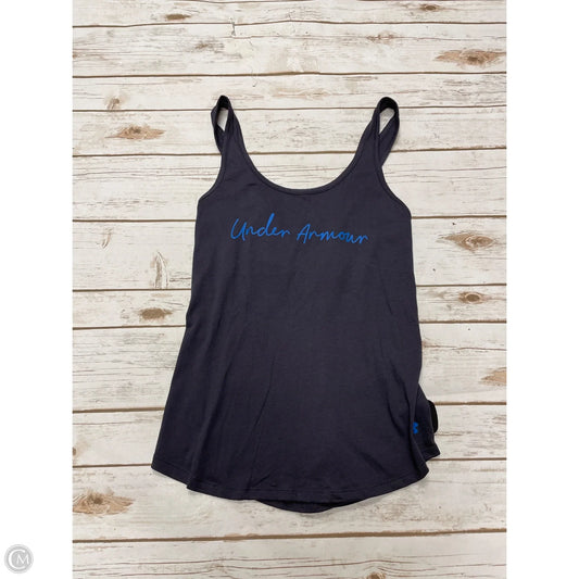 Athletic Tank Top By Under Armour In Grey, Size: S