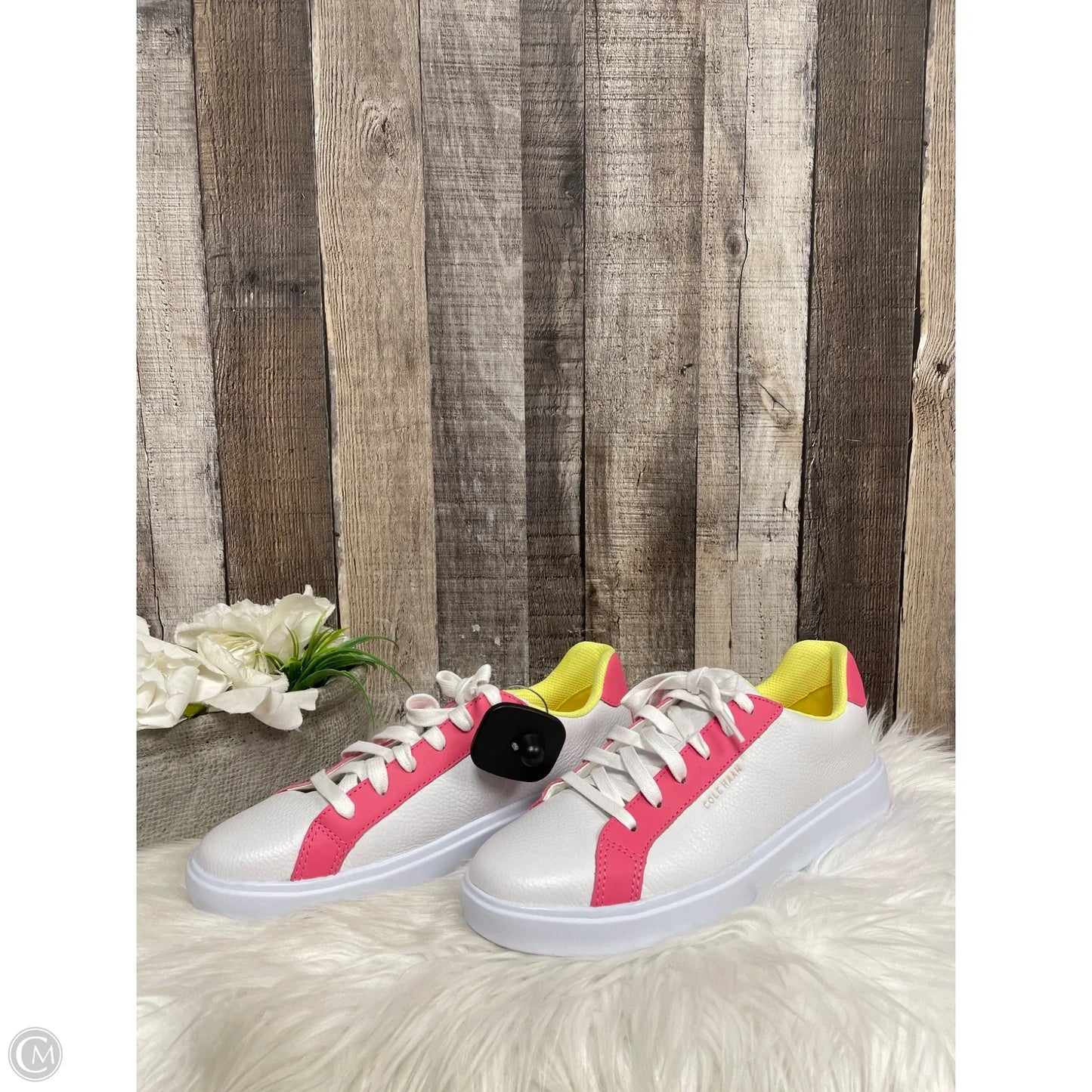 Shoes Sneakers By Cole-haan In Pink & White, Size: 9