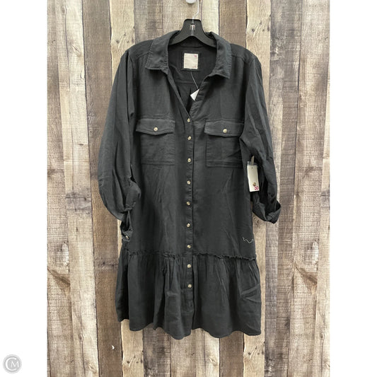 Dress Casual Midi By So In Black, Size: Xl