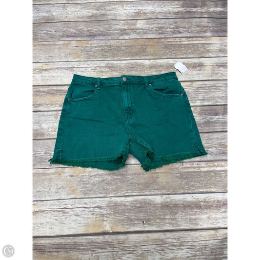 Shorts By Zenana Outfitters In Green, Size: Xl
