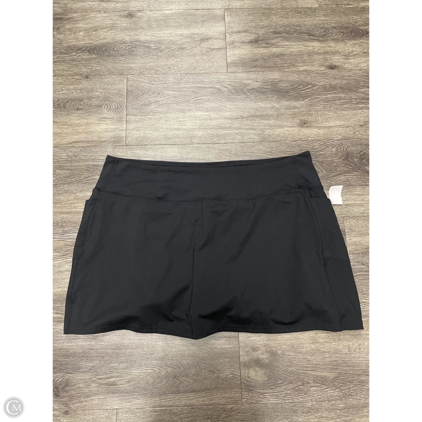 Athletic Skort By Lands End In Black, Size: 3x