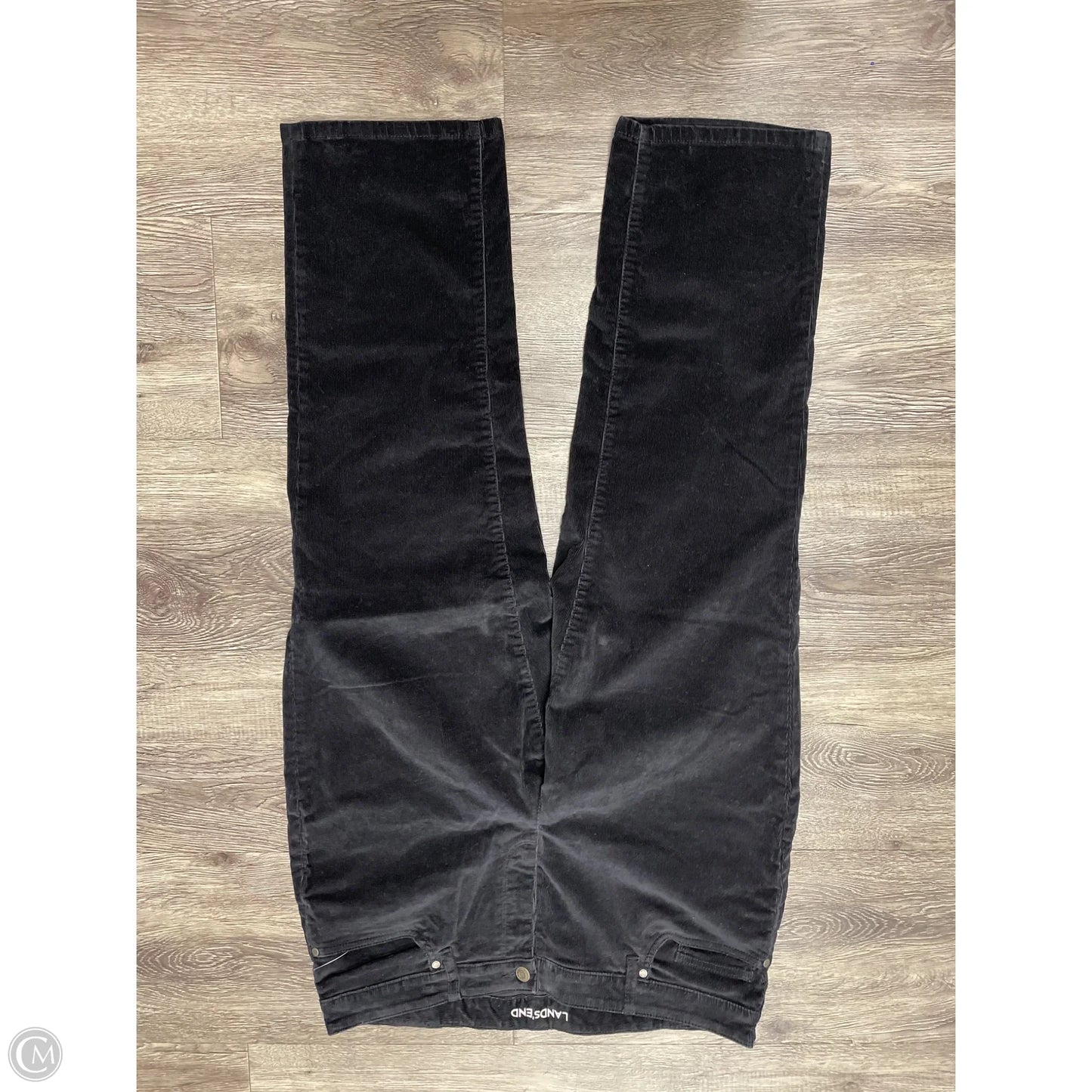 Pants Corduroy By Lands End In Black, Size: 16