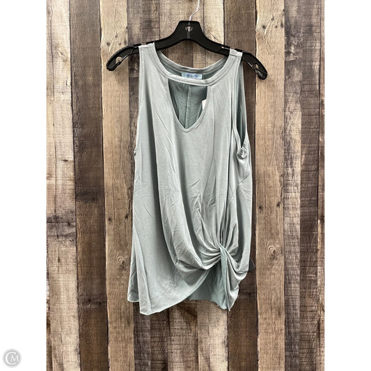 Top Sleeveless By She + Sky In Green, Size: M