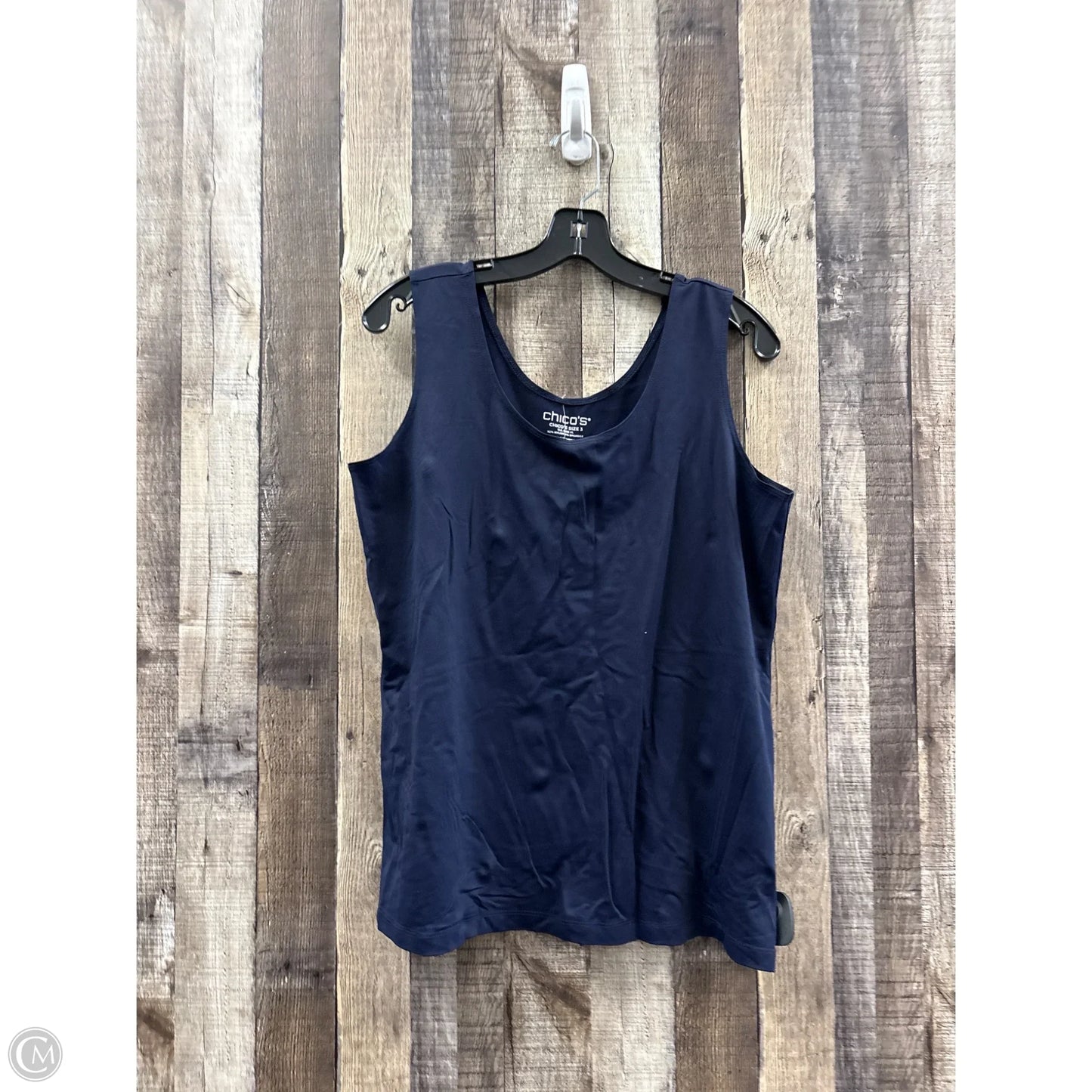Tank Top By Chicos In Navy, Size: Xl