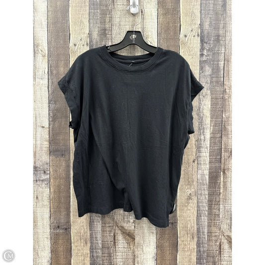 Top Short Sleeve By A New Day In Black, Size: Xl