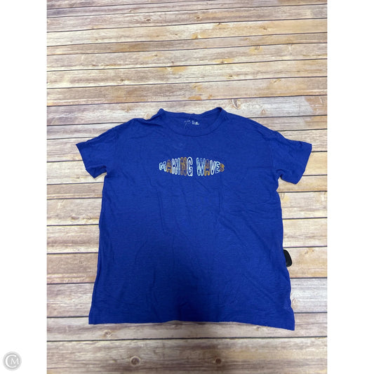 Top Short Sleeve By Aerie In Purple, Size: Xs