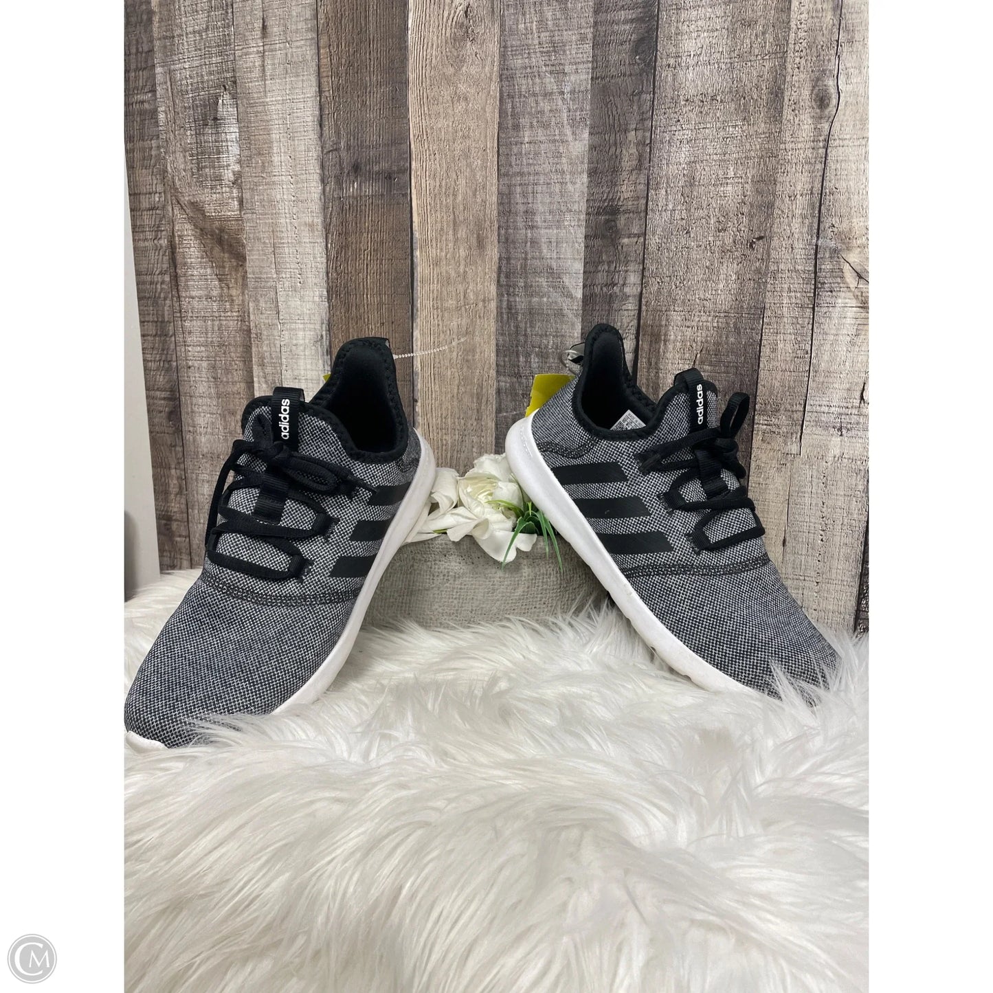 Shoes Athletic By Adidas In Grey, Size: 10