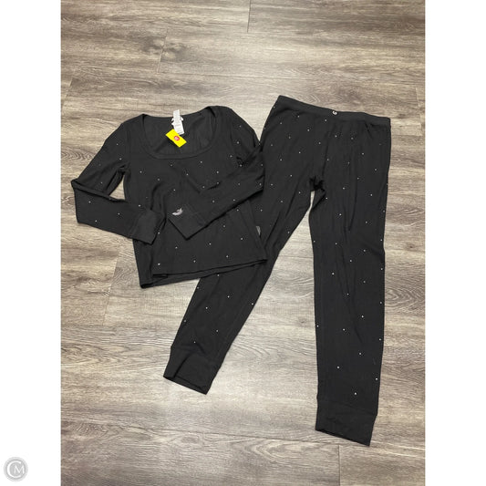 Pajamas 2pc By Pink In Black, Size: 0