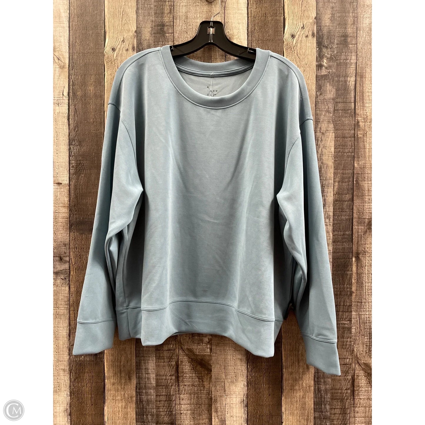 Top Long Sleeve By A New Day In Blue, Size: Xl
