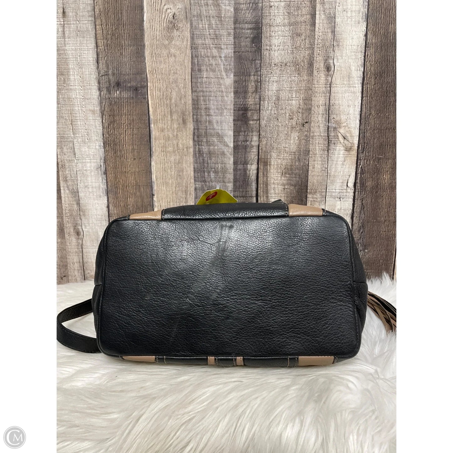 Handbag Leather By Brighton, Size: Medium