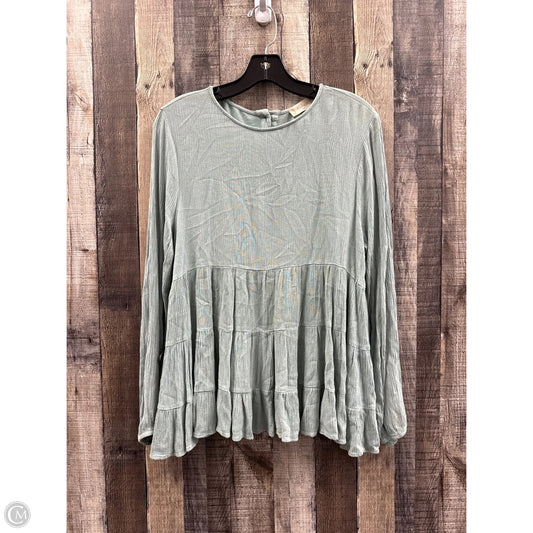 Top Long Sleeve By Altard State In Green, Size: S