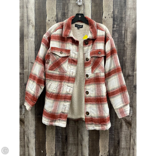 Jacket Shirt By Love Tree In Multi-colored, Size: M