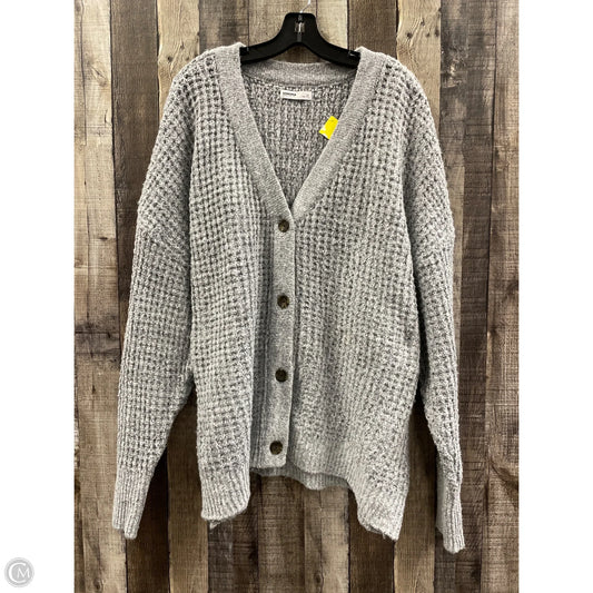 Sweater Cardigan By Sonoma In Grey, Size: 3x