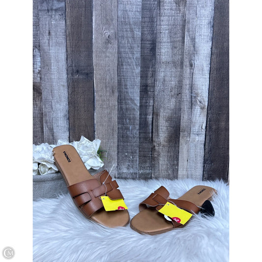Sandals Flats By Sonoma In Brown, Size: 10