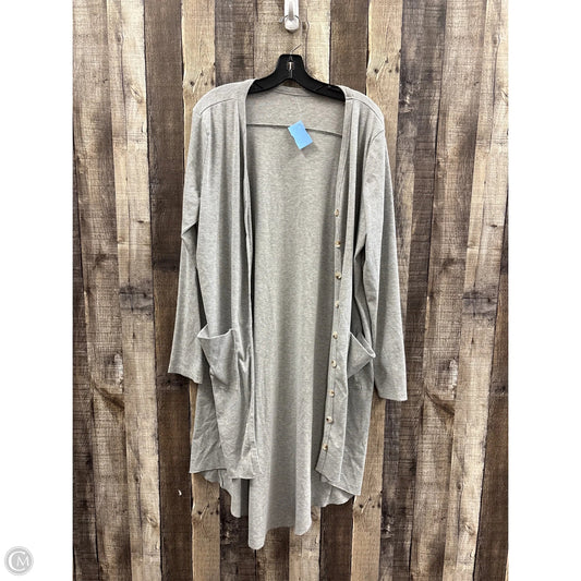 Cardigan By Cmf In Grey, Size: 2x