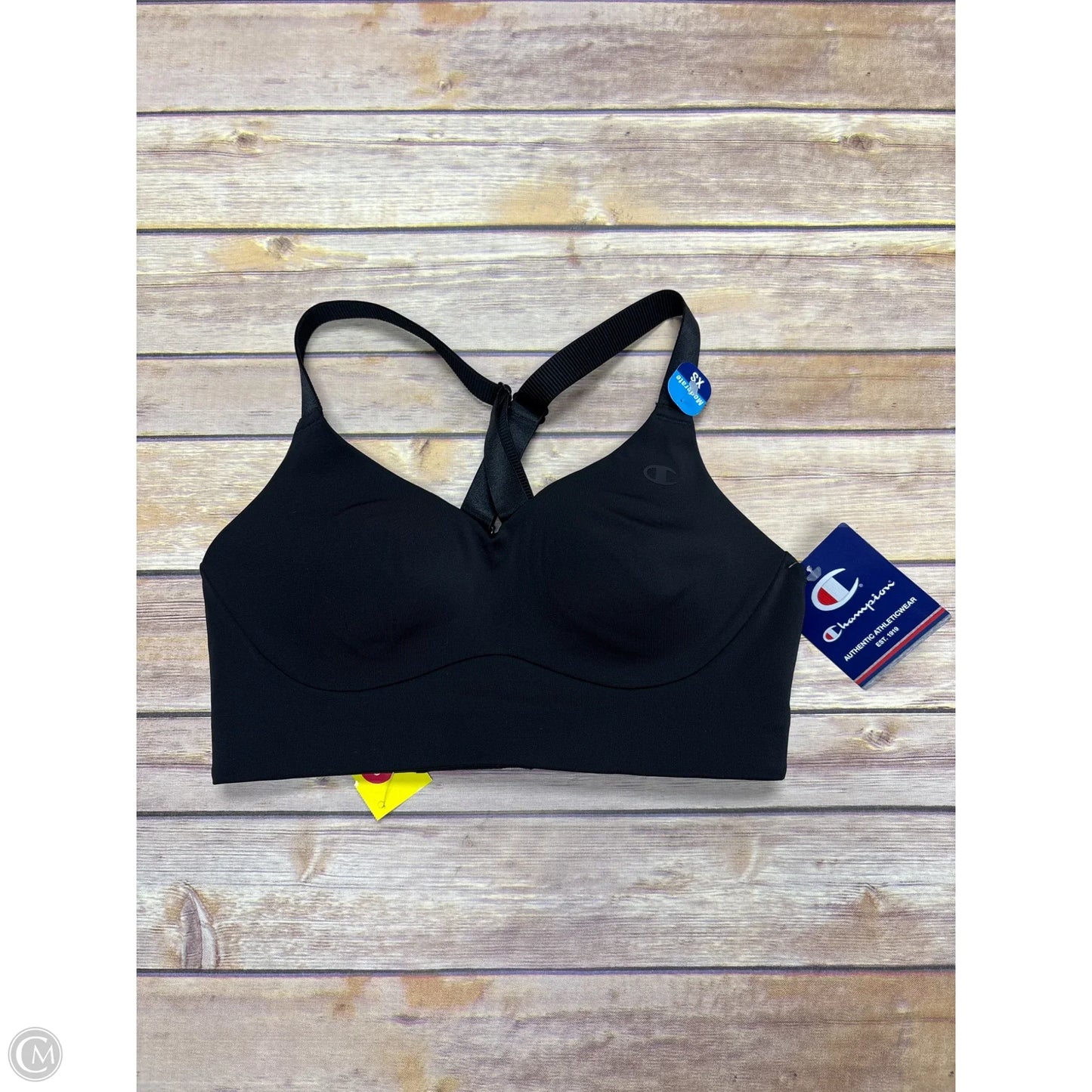 Athletic Bra By Champion In Black, Size: Xs