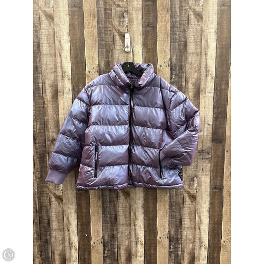 Coat Puffer & Quilted By Wild Fable In Purple, Size: Xxl