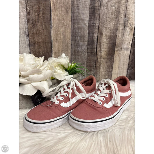Shoes Sneakers By Vans In Pink, Size: 6