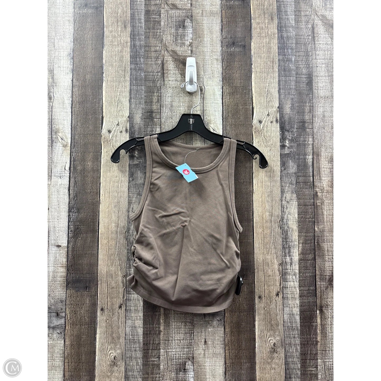 Athletic Tank Top By Oqq In Brown, Size: M