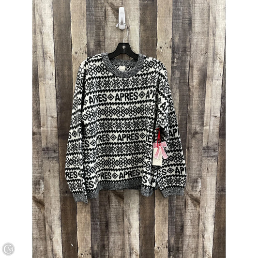 Sweater By A New Day In Black & White, Size: Xxl