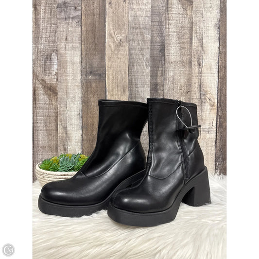 Boots Mid-calf Heels By Torrid In Black, Size: 8