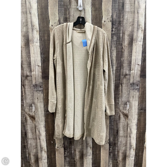 Cardigan By Soft Surroundings In Tan, Size: M