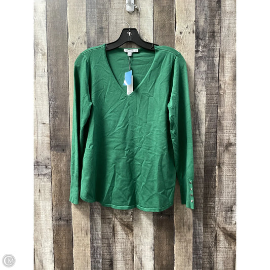 Top Long Sleeve By Chicos In Green, Size: S