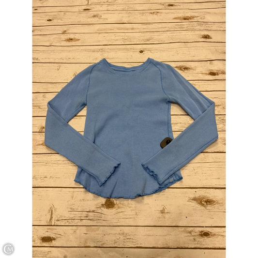 Top Long Sleeve By We The Free In Blue, Size: M