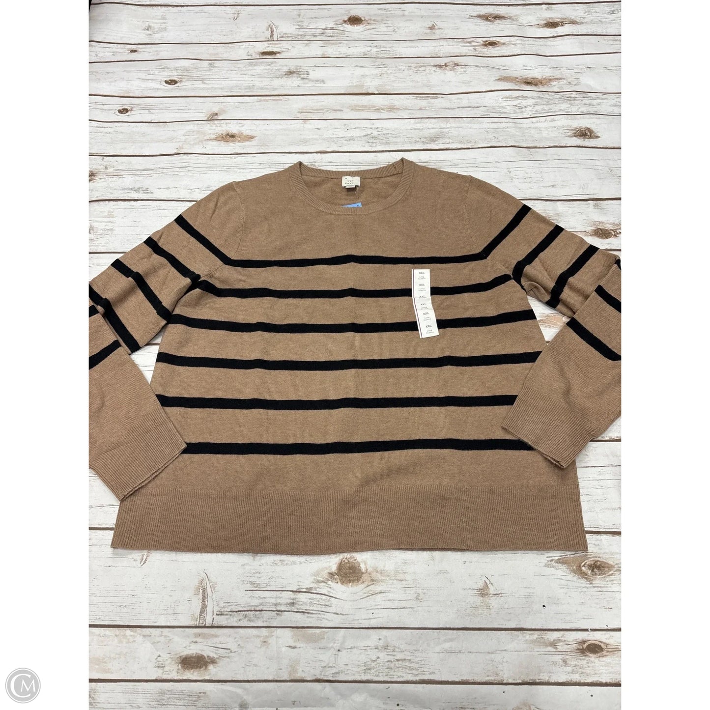 Sweater By A New Day In Tan, Size: Xxl