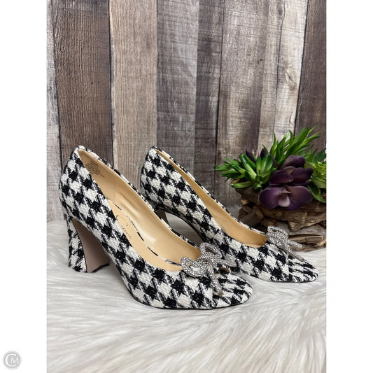 Shoes Heels Block By Jessica Simpson In Black & White, Size: 7