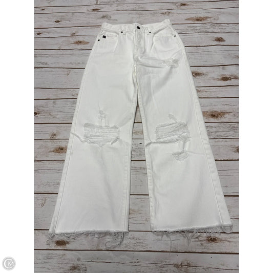 Jeans Straight By Kancan In White Denim, Size: 2