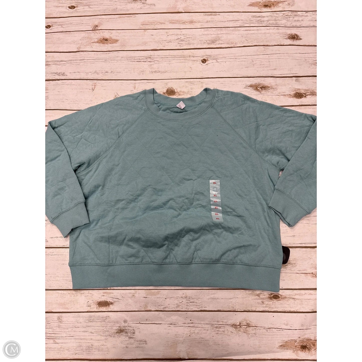 Sweatshirt Crewneck By Old Navy In Green, Size: Xl