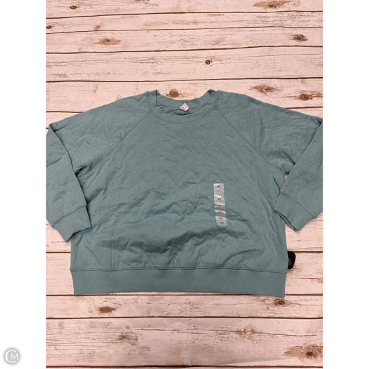 Sweatshirt Crewneck By Old Navy In Green, Size: Xl