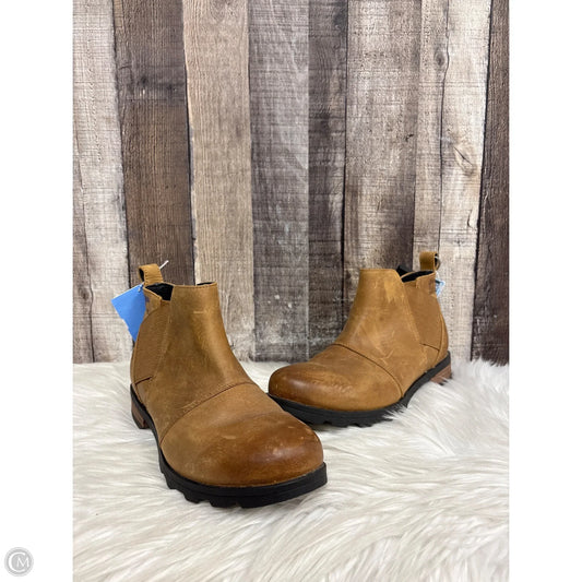 Boots Ankle Flats By Sorel In Brown, Size: 8