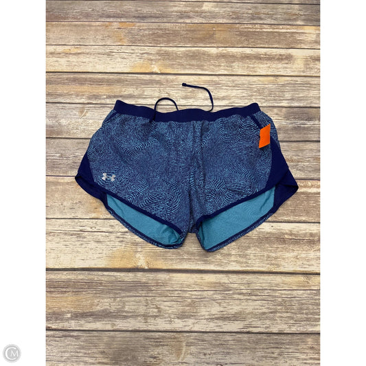 Athletic Shorts By Under Armour In Blue, Size: L