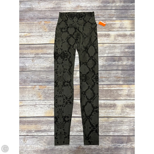 Athletic Leggings By Lululemon In Green, Size: 4
