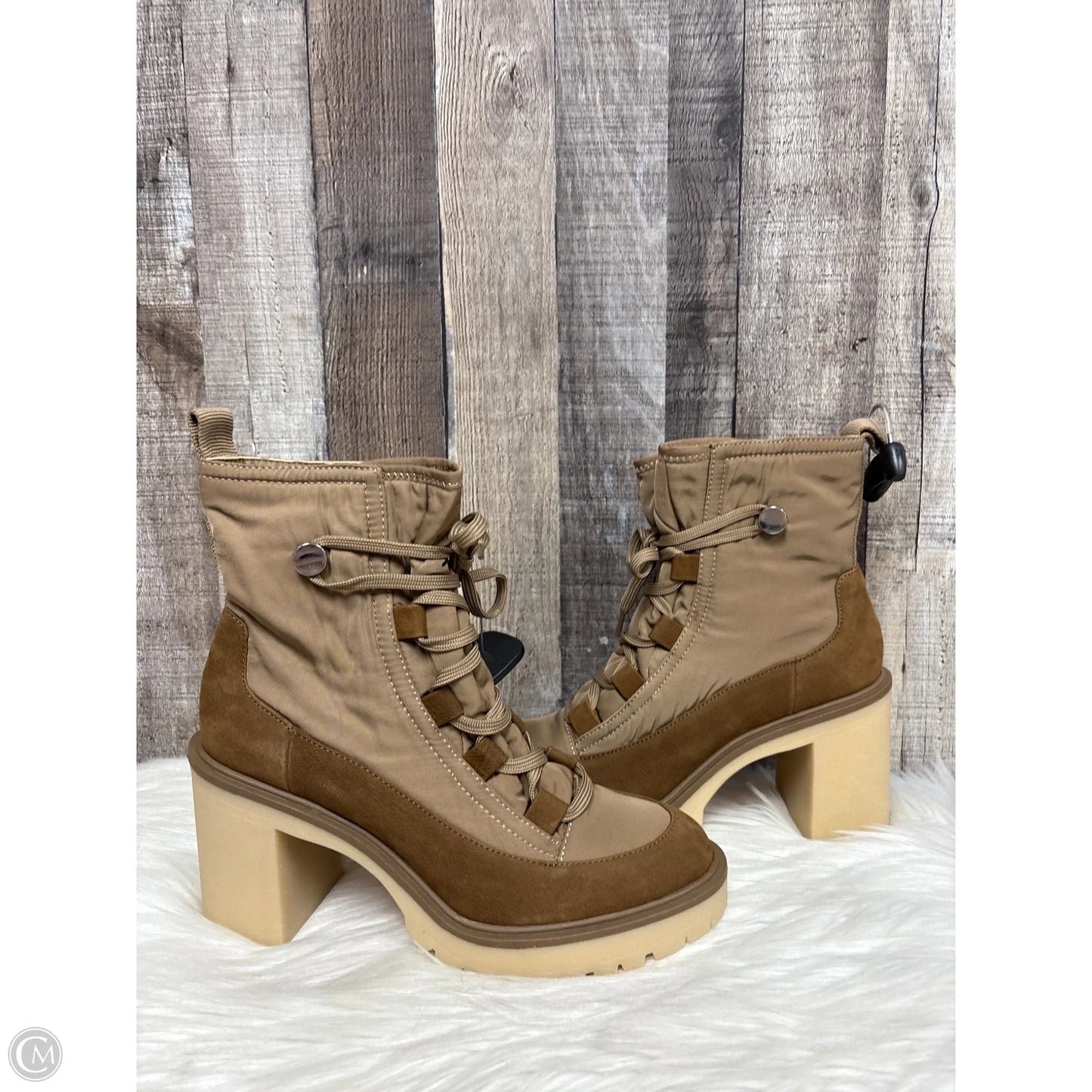 Boots Ankle Heels By Dolce Vita In Tan, Size: 9