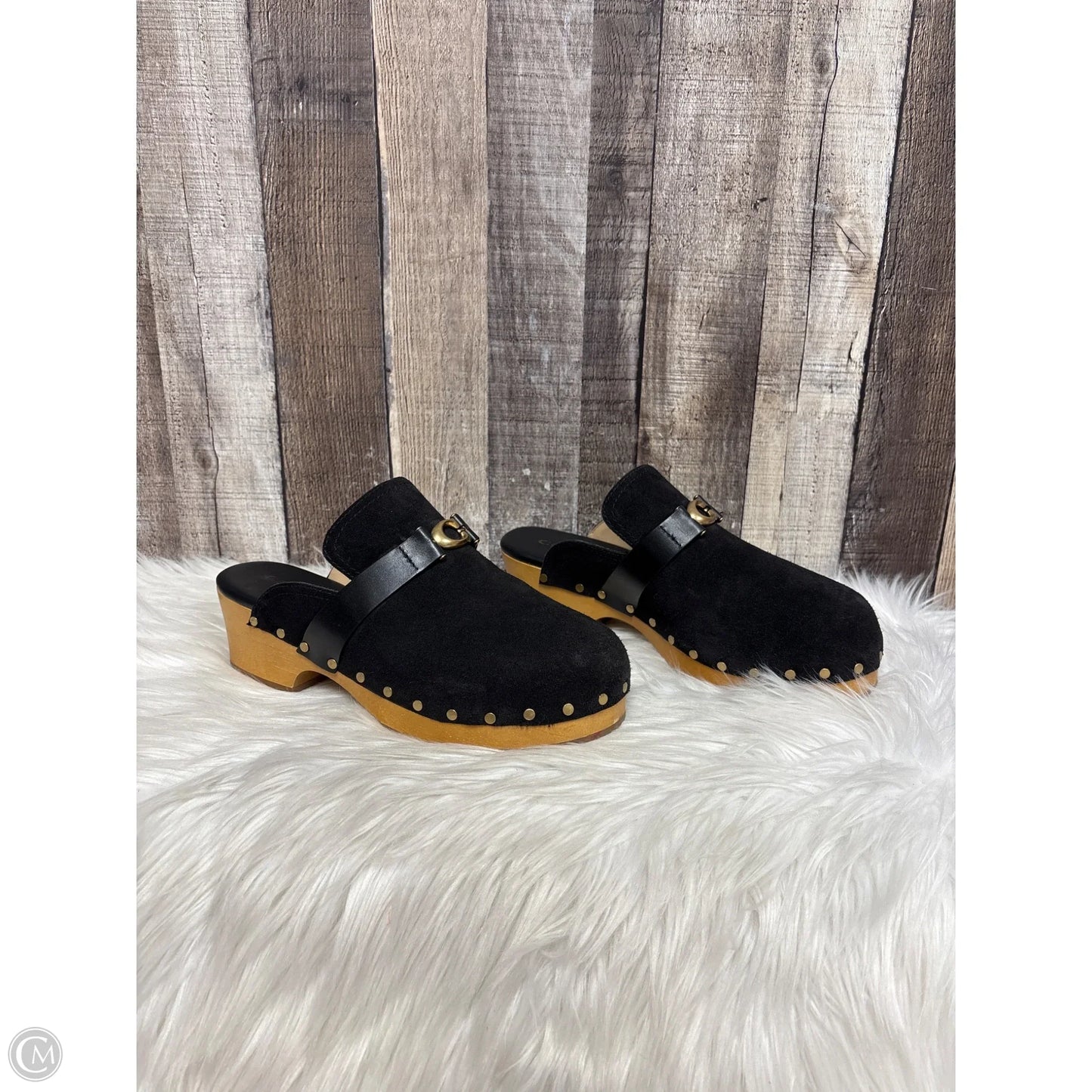 Shoes Designer By Coach In Black, Size: 9