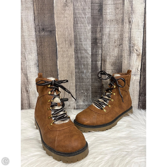 Boots Combat By Style And Company In Brown, Size: 9
