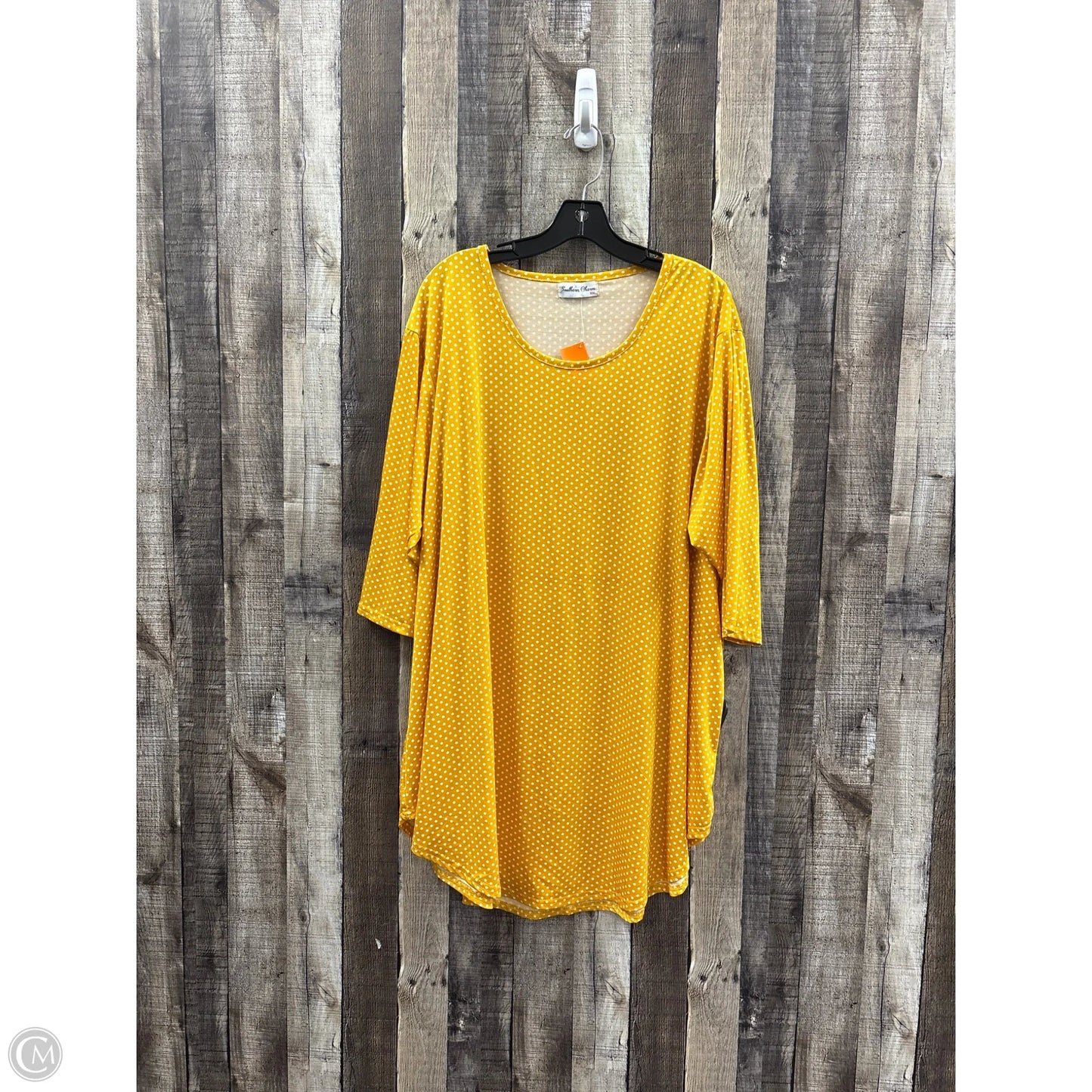 Dress Casual Short By Cme In Gold, Size: Xxl