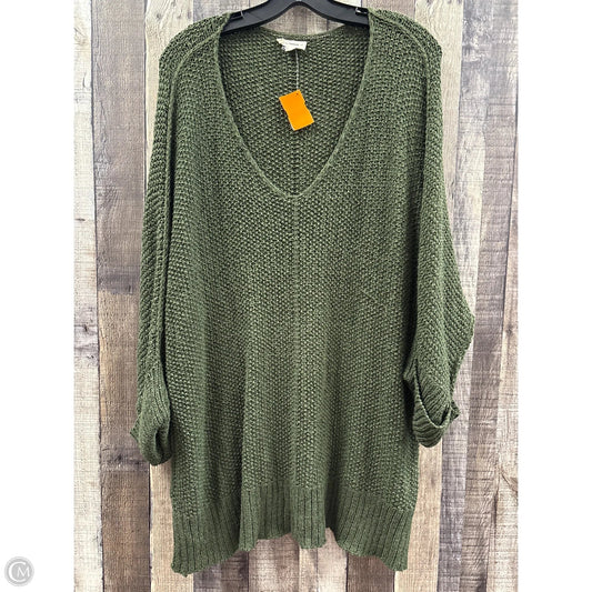 Sweater By Ee Some In Green, Size: 1x
