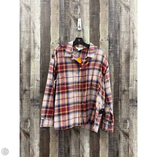 Top Long Sleeve By Old Navy In Multi-colored, Size: Xl