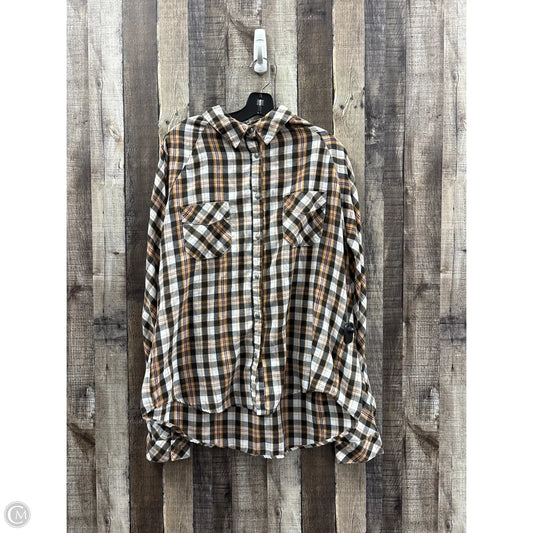Top Long Sleeve By Bke In Multi-colored, Size: Xl