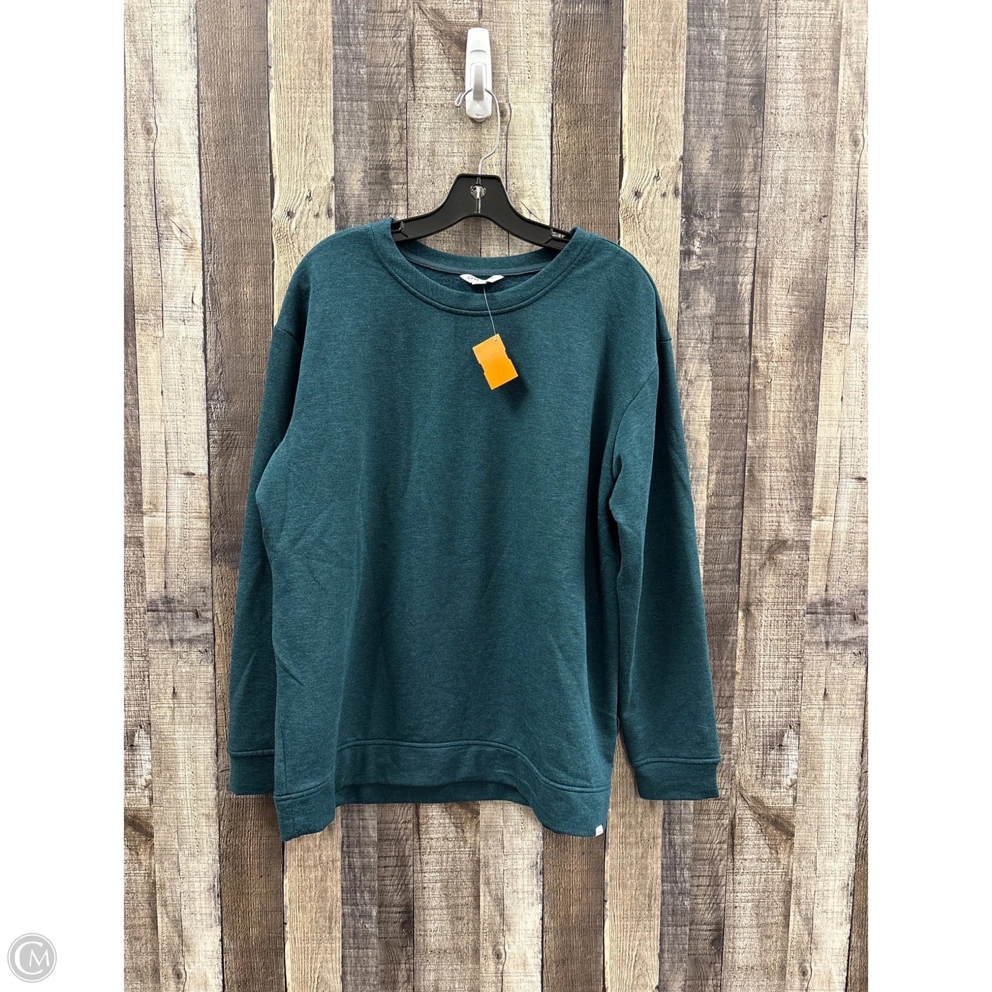 Top Long Sleeve By Orvis In Teal, Size: L