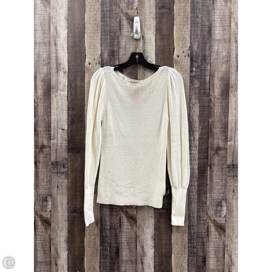 Sweater By Loft In Ivory, Size: Xs