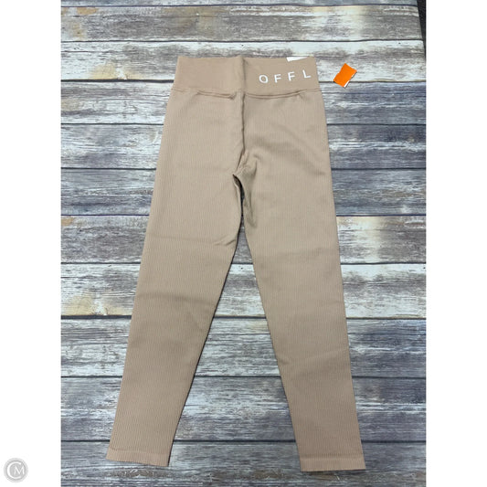 Athletic Leggings By Aerie In Tan, Size: L