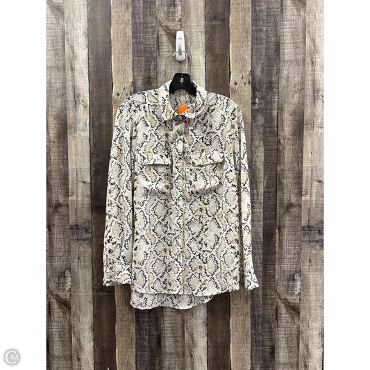 Top Long Sleeve By Ophelia Roe In Multi-colored, Size: M