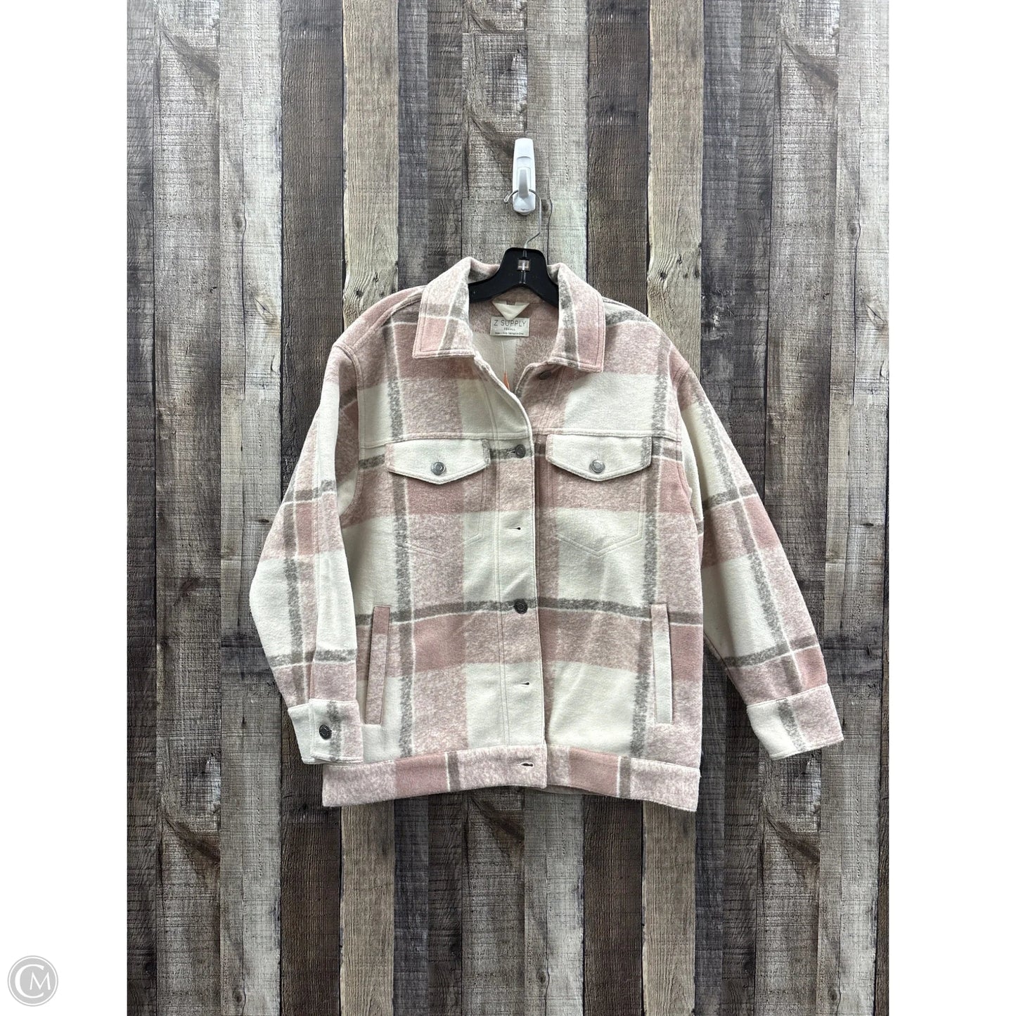 Jacket Shirt By Z Supply In Pink, Size: Xs