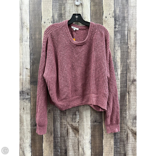 Sweater By Madewell In Mauve, Size: Xl