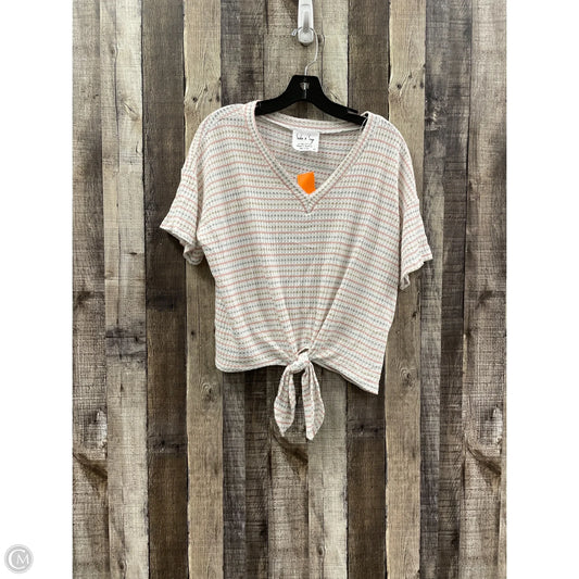 Top Short Sleeve By Sadie & Sage In Multi-colored, Size: Xs